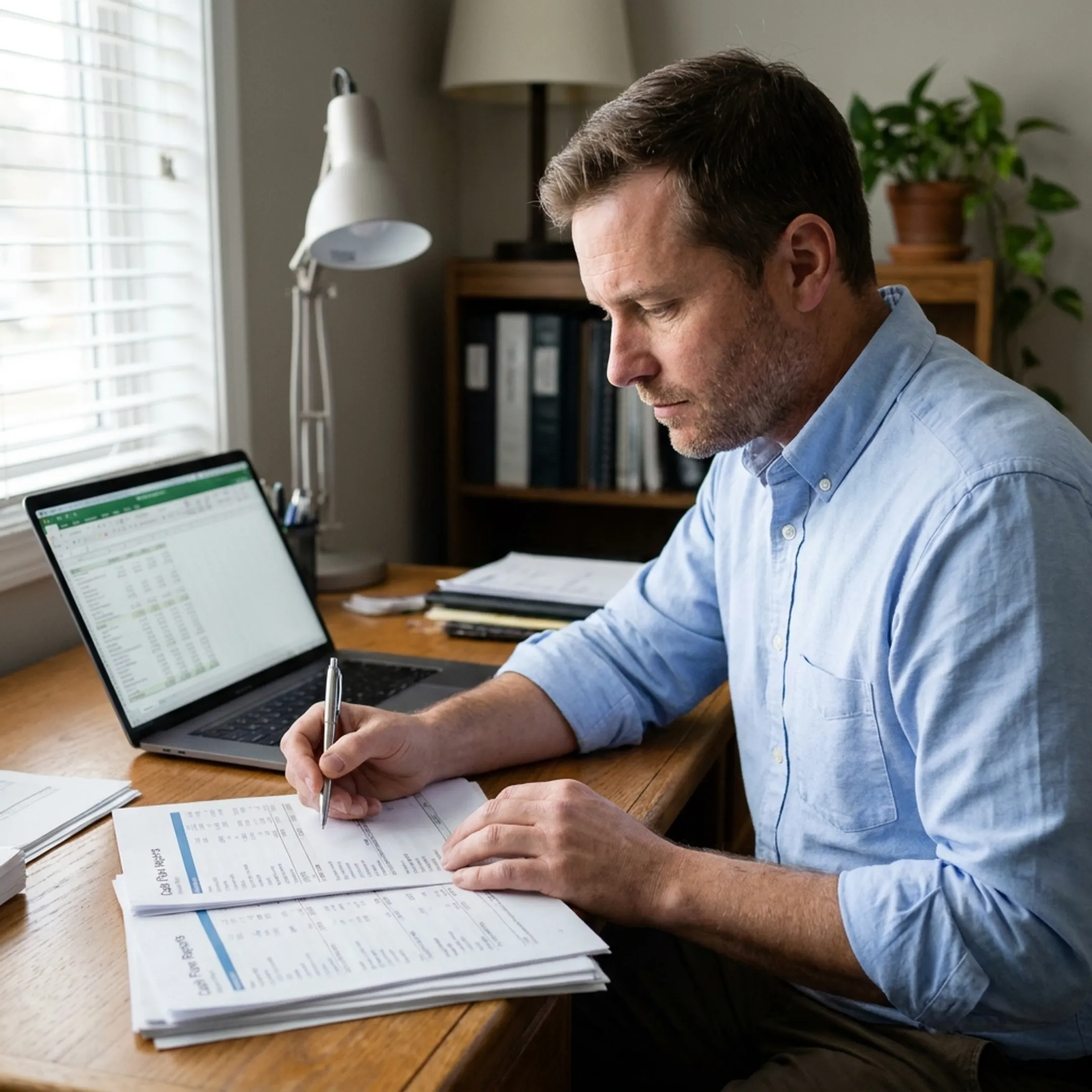 LLC owner planning business financing and cash flow needs