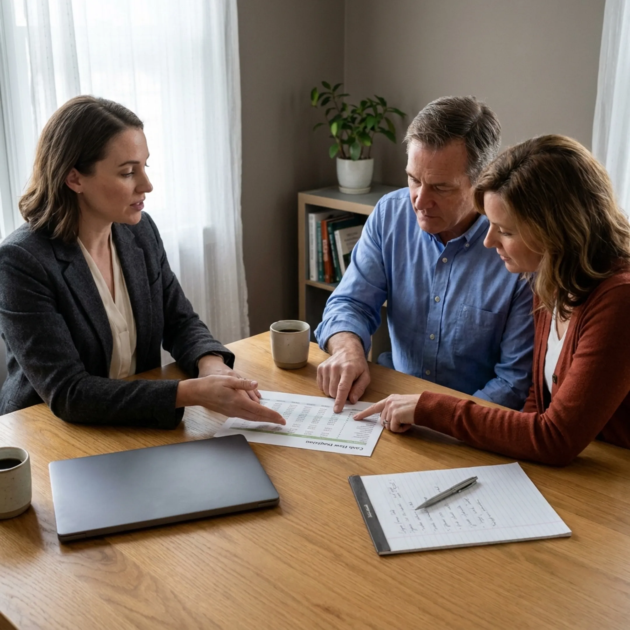 Business team discussing working capital financing