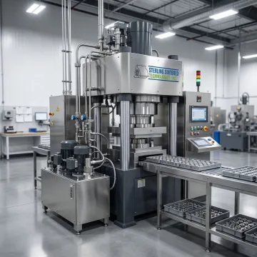 Advanced powder metal fabrication equipment producing automated system components