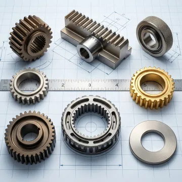 Precision metal sintered prototypes showcasing complex geometries