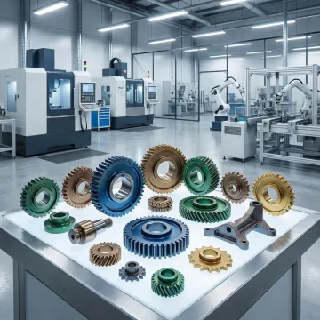 Precision automated equipment components manufactured using powder metal fabrication technology