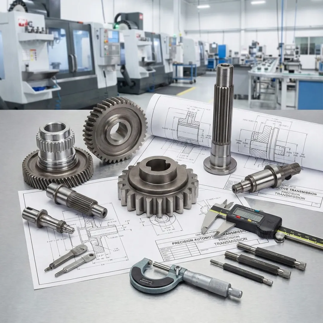 Advanced powder metal automotive components showcasing precision engineering