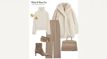 Executive image consulting package materials showing wardrobe planning and brand strategy