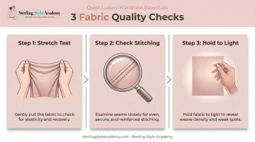 Quiet luxury fabric quality check three-step evaluation guide