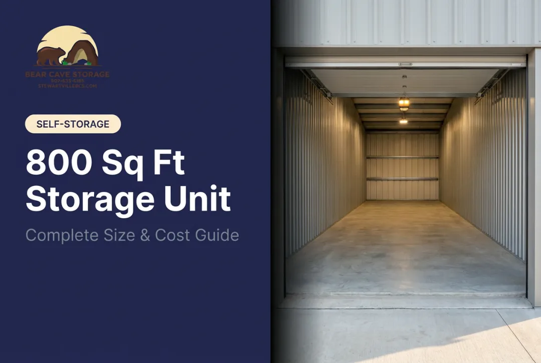 800 Sq Ft Storage Unit: Complete Size & Cost Guide