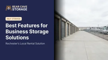 Best Features for Business Storage Solutions