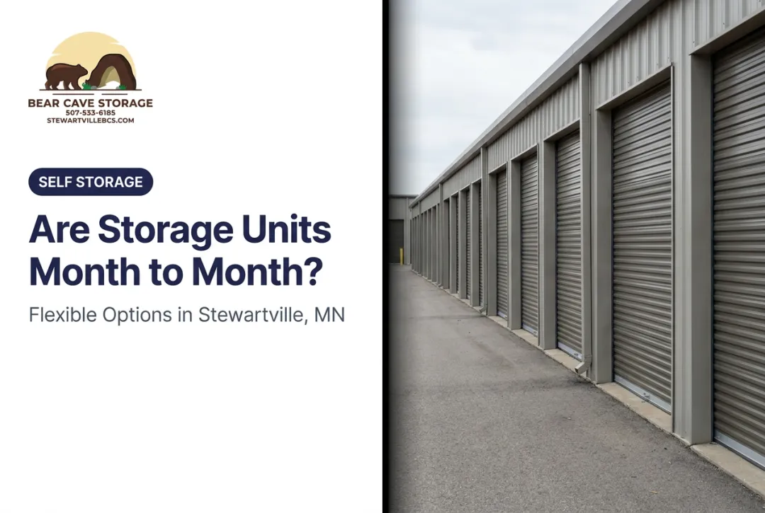 Are Storage Units Month to Month? Flexible Options in Stewartville, MN