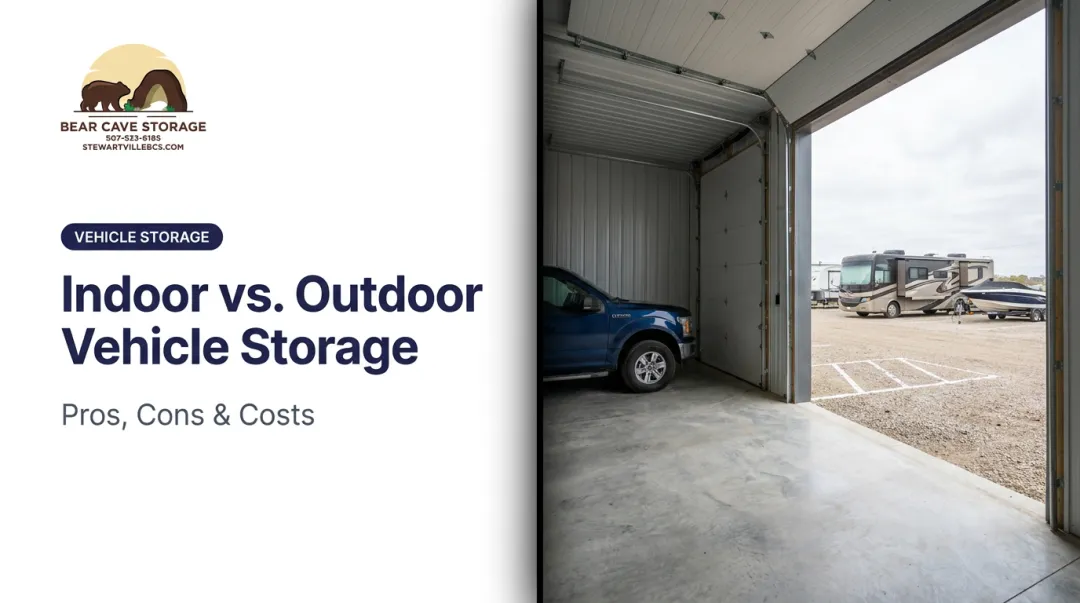 Indoor vs. Outdoor Vehicle Storage: Pros, Cons & Costs