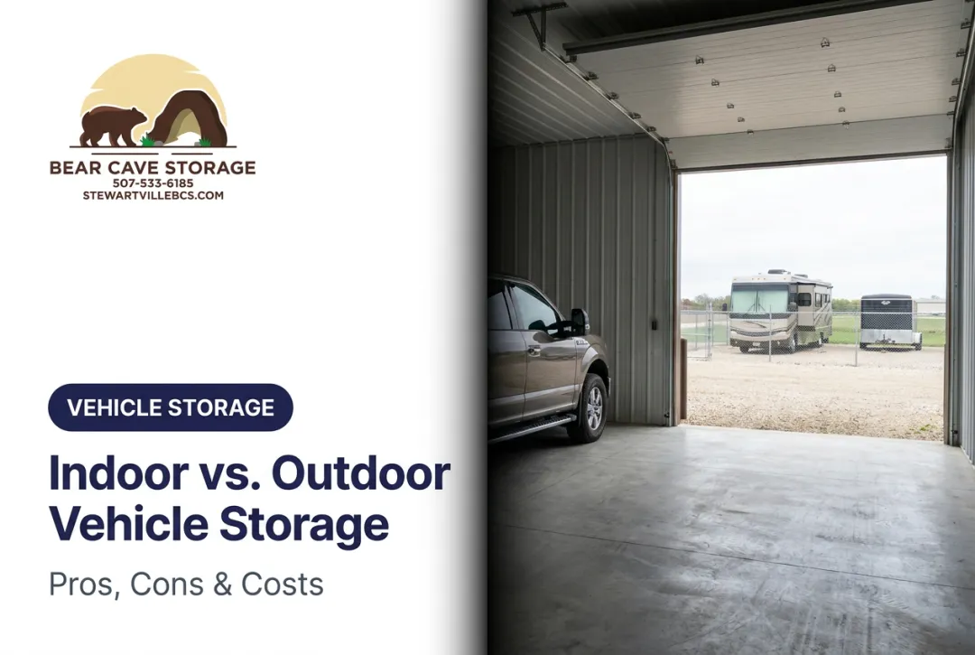 Indoor vs. Outdoor Vehicle Storage: Pros, Cons & Costs
