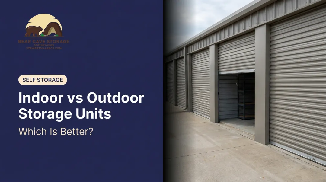 Indoor vs Outdoor Storage Units: Which Is Better?