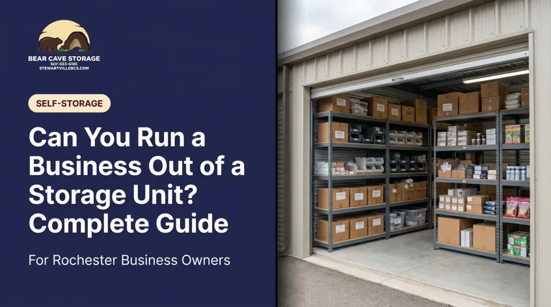 Can You Run a Business Out of a Storage Unit? Complete Guide