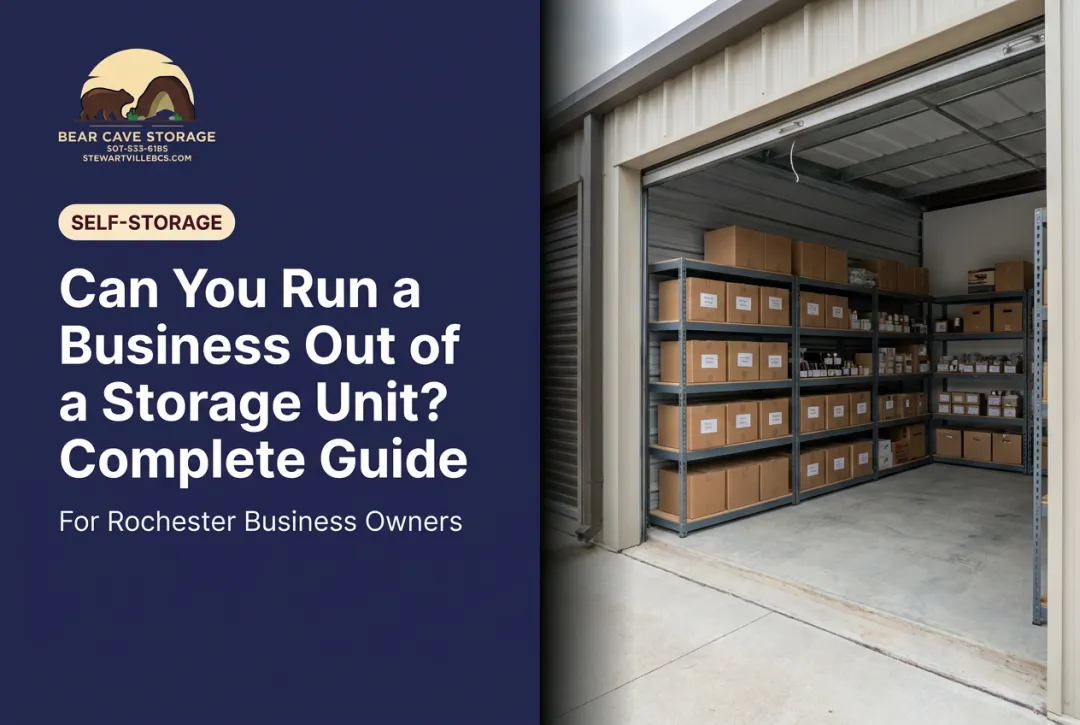 Can You Run a Business Out of a Storage Unit? Complete Guide