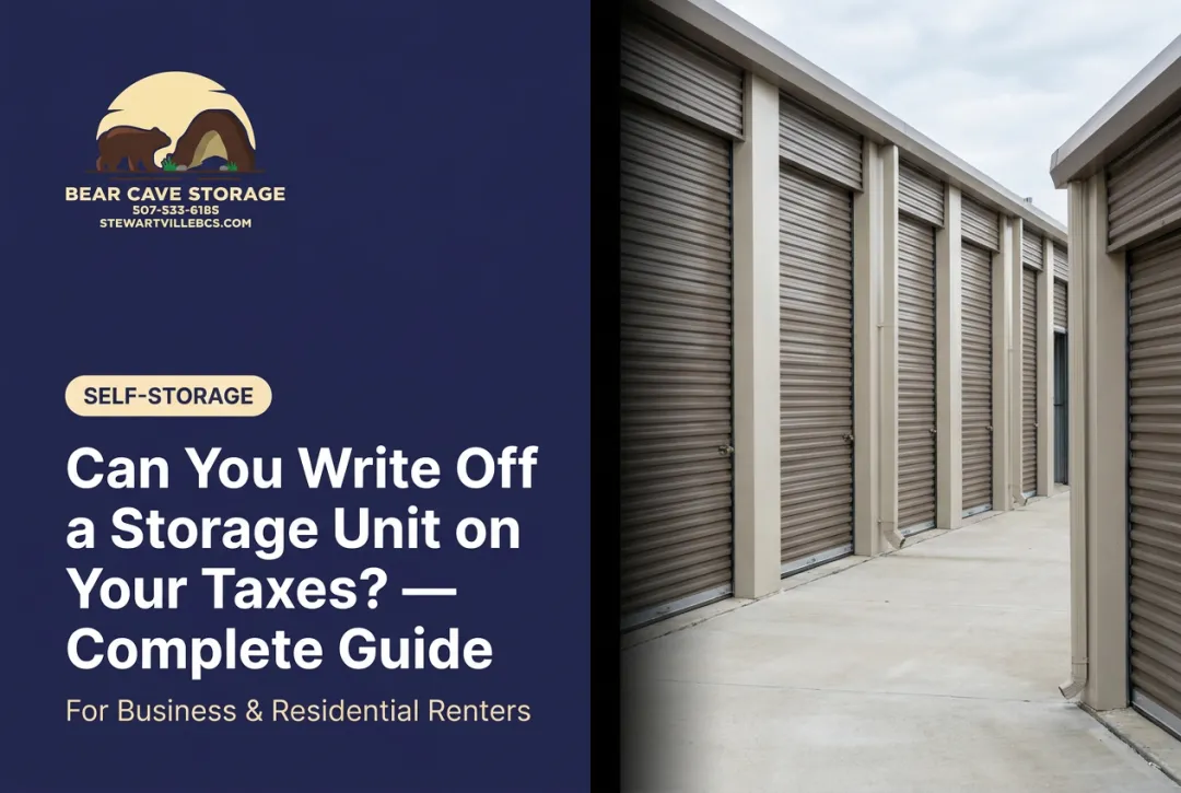 Can You Write Off a Storage Unit on Your Taxes? — Complete Guide