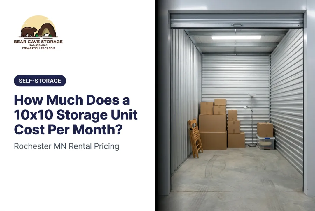 How Much Does a 10x10 Storage Unit Cost Per Month?