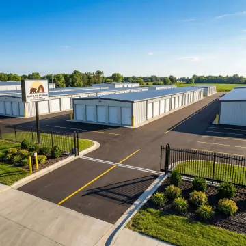 Clean and secure self storage facility with multiple unit sizes available in Kasson area