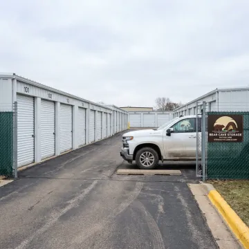 Drive-up self storage units at Bear Cave Storage