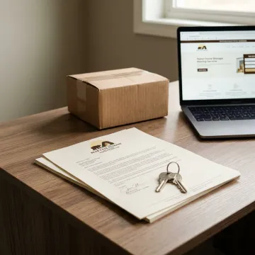 Renters insurance coverage documents for stored belongings