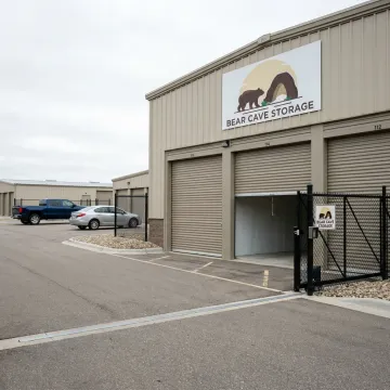 Secure vehicle storage units at Bear Cave Storage