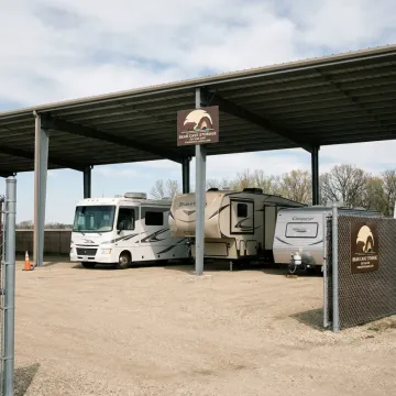 Covered RV storage facility near Stewartville, MN