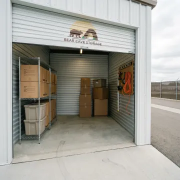 Commercial storage units with electricity and drive-up access
