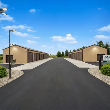 Modern self storage facility with clean units and secure access