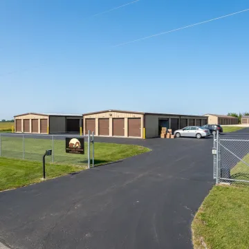 Secure drive-up self storage units