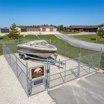 Secure boat storage facility near Stewartville, MN