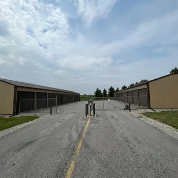 Secure mini storage units with drive-up access