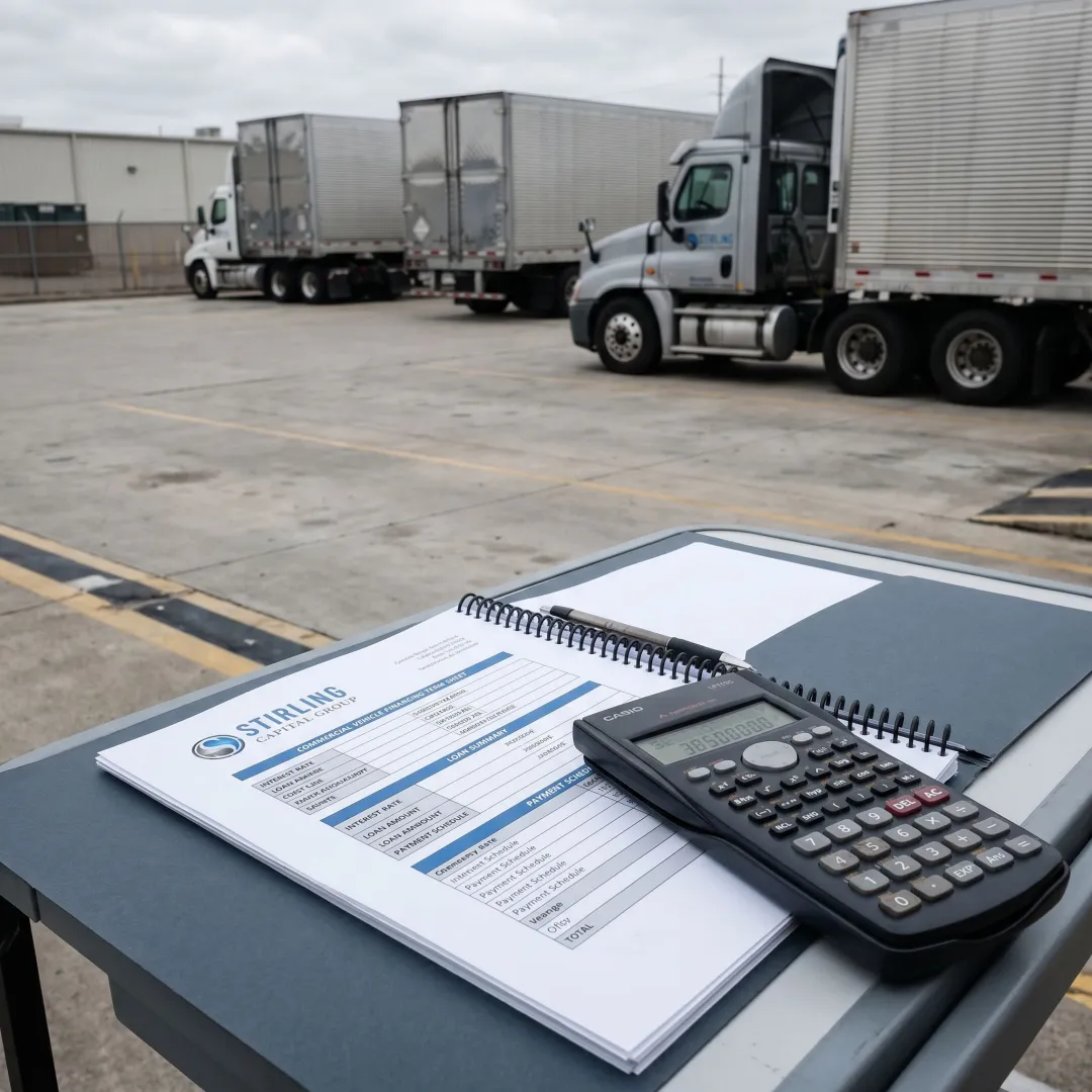 Transportation equipment working capital financing
