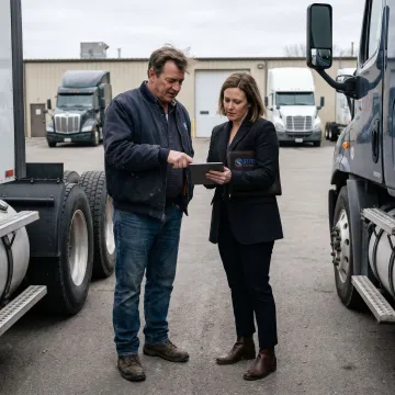 Semi truck fleet financing consultation
