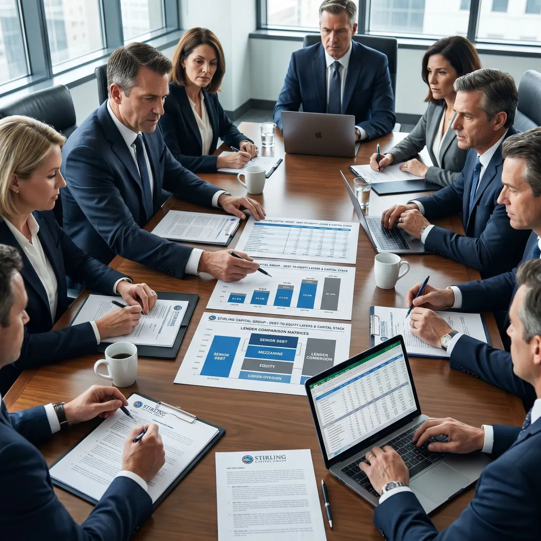 Specialty finance M&A advisory meeting