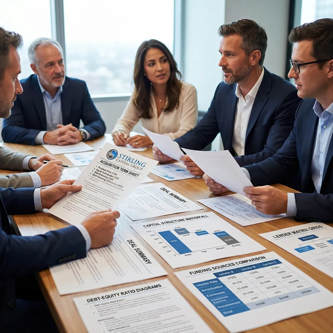 Corporate finance advisory meeting