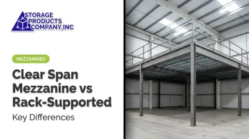 Clear Span Mezzanine vs Rack-Supported: Key Differences