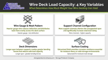 Four key factors influencing wire deck load capacity wire gauge mesh channels coating