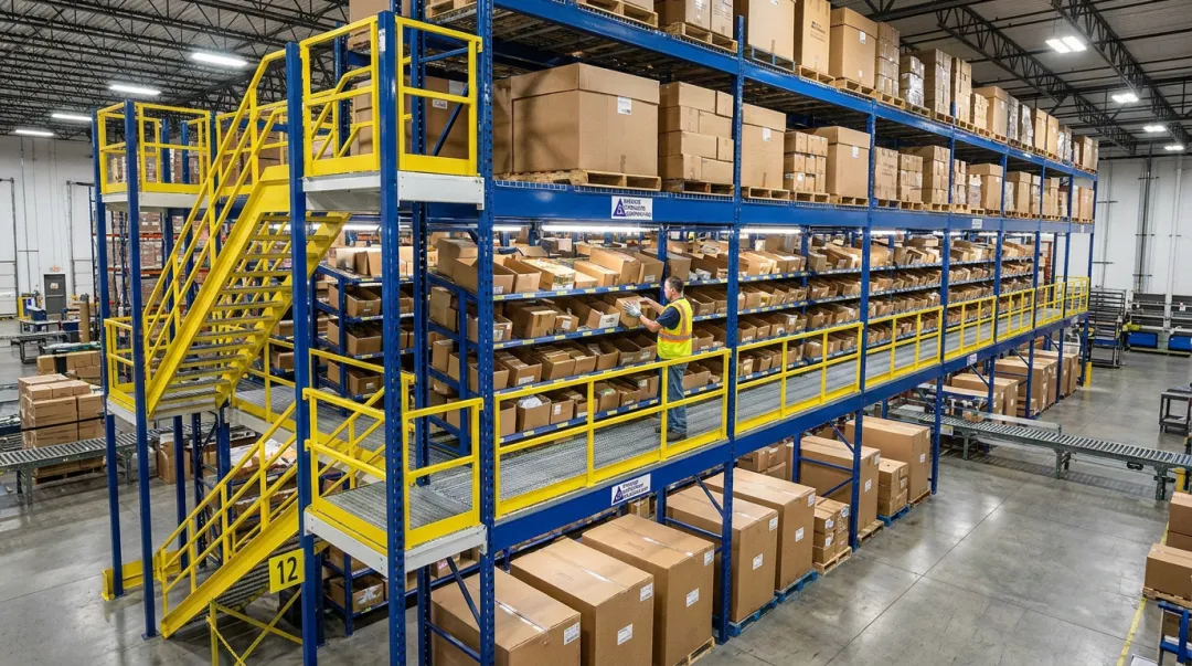 Multi-tier pick module system integrating carton flow rack and pallet reserve storage