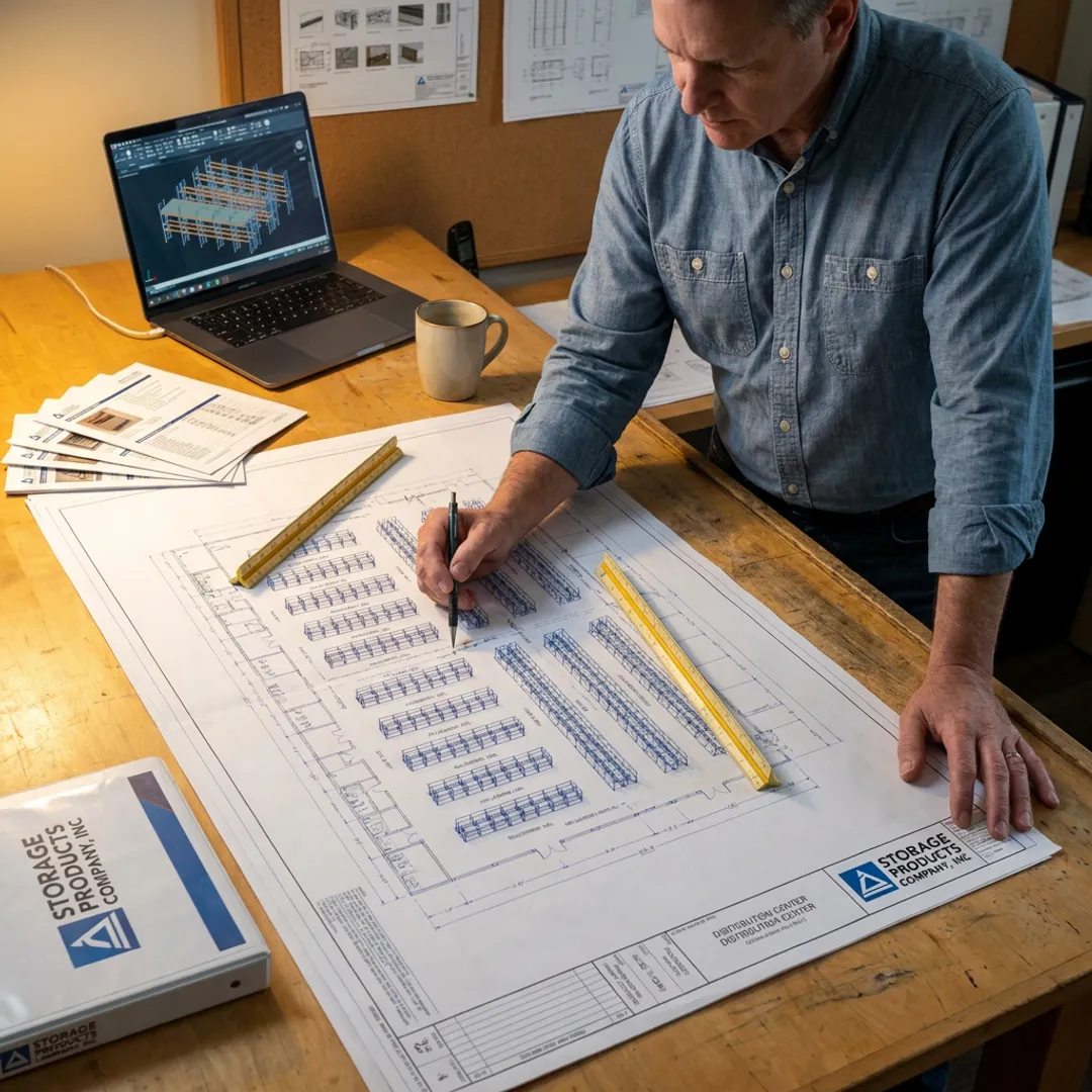 Office modular layout planning with AutoCAD drawings