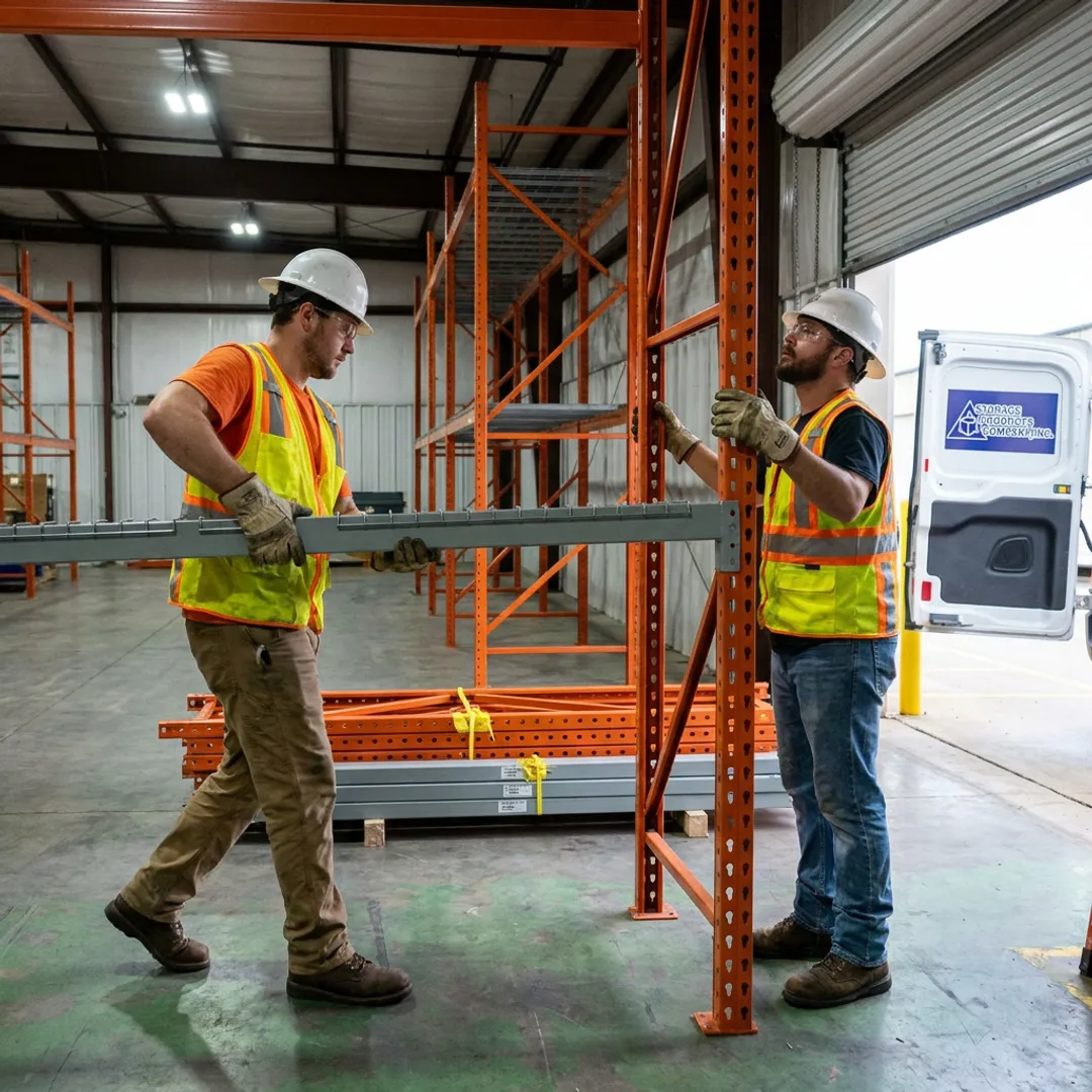 Warehouse rack teardown and removal planning