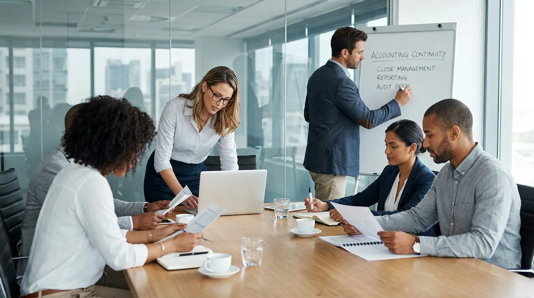 Interim controller leadership supporting company accounting operations
