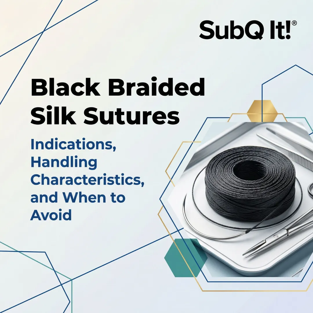 Black Braided Silk Sutures: Indications, Handling Characteristics, and When to Avoid