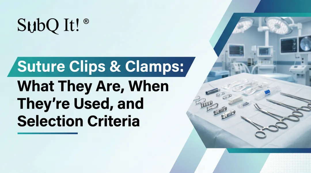 Cover image for Suture Clips & Clamps: What They Are, When They’re Used, and Selection Criteria