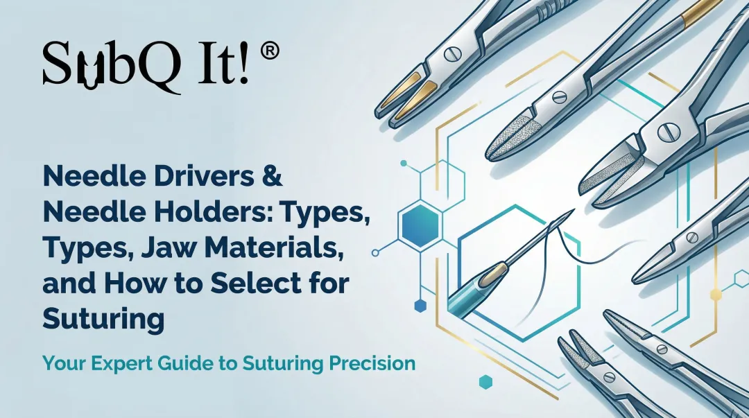 Cover image for Needle Drivers & Needle Holders: Types, Jaw Materials, and How to Select for Suturing