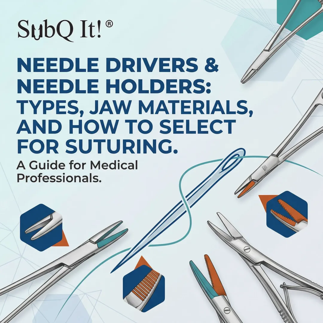 Needle Drivers & Needle Holders: Types, Jaw Materials, and How to Select for Suturing