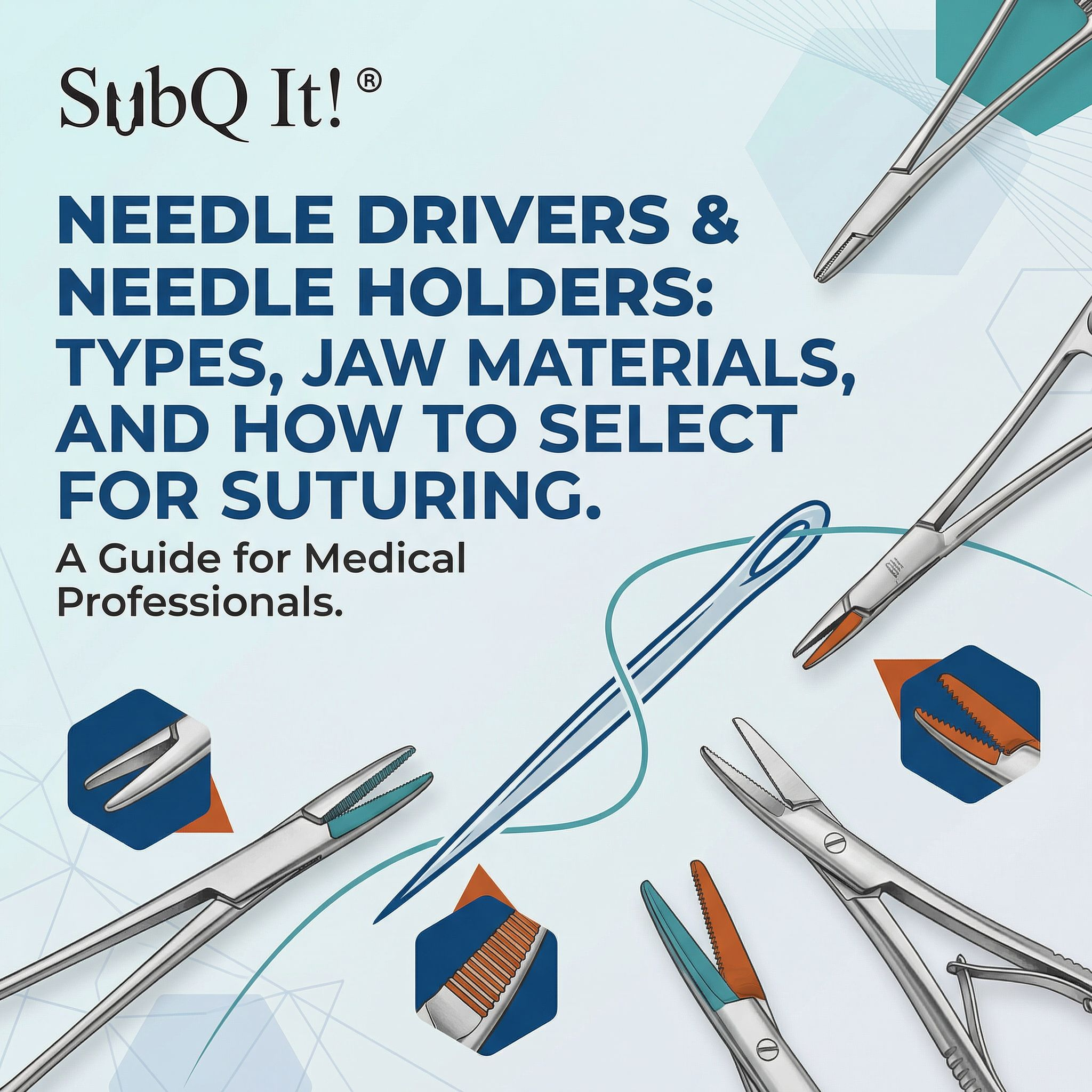 Needle Drivers & Needle Holders: Types, Jaw Materials, and How to Select for Suturing