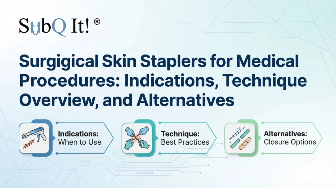 Cover image for Surgical Skin Staplers for Medical Procedures: Indications, Technique Overview, and Alternatives