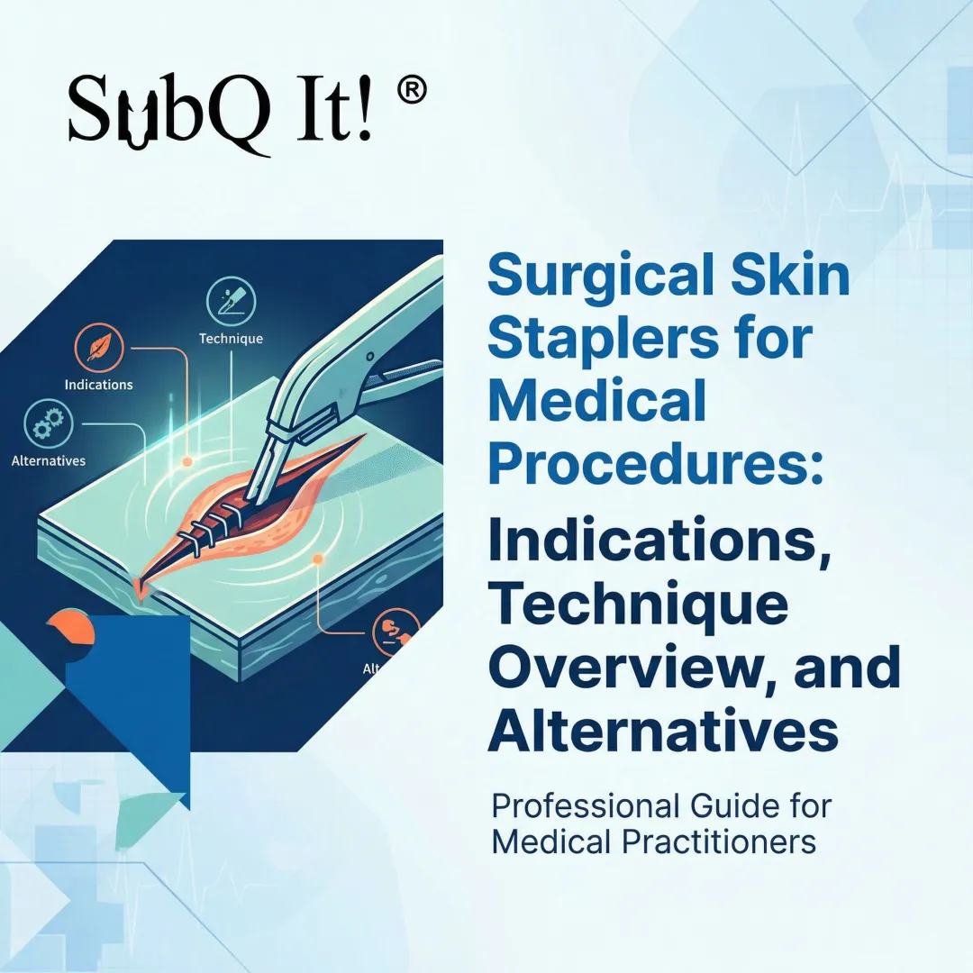 Surgical Skin Staplers for Medical Procedures: Indications, Technique Overview, and Alternatives