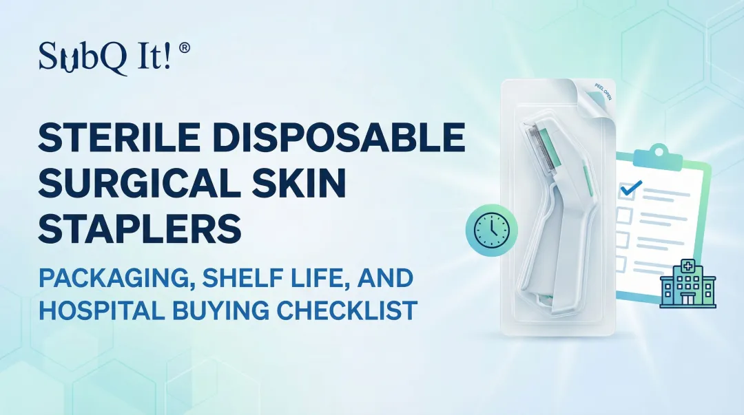 Cover image for Sterile Disposable Surgical Skin Staplers: Packaging, Shelf Life, and Hospital Buying Checklist