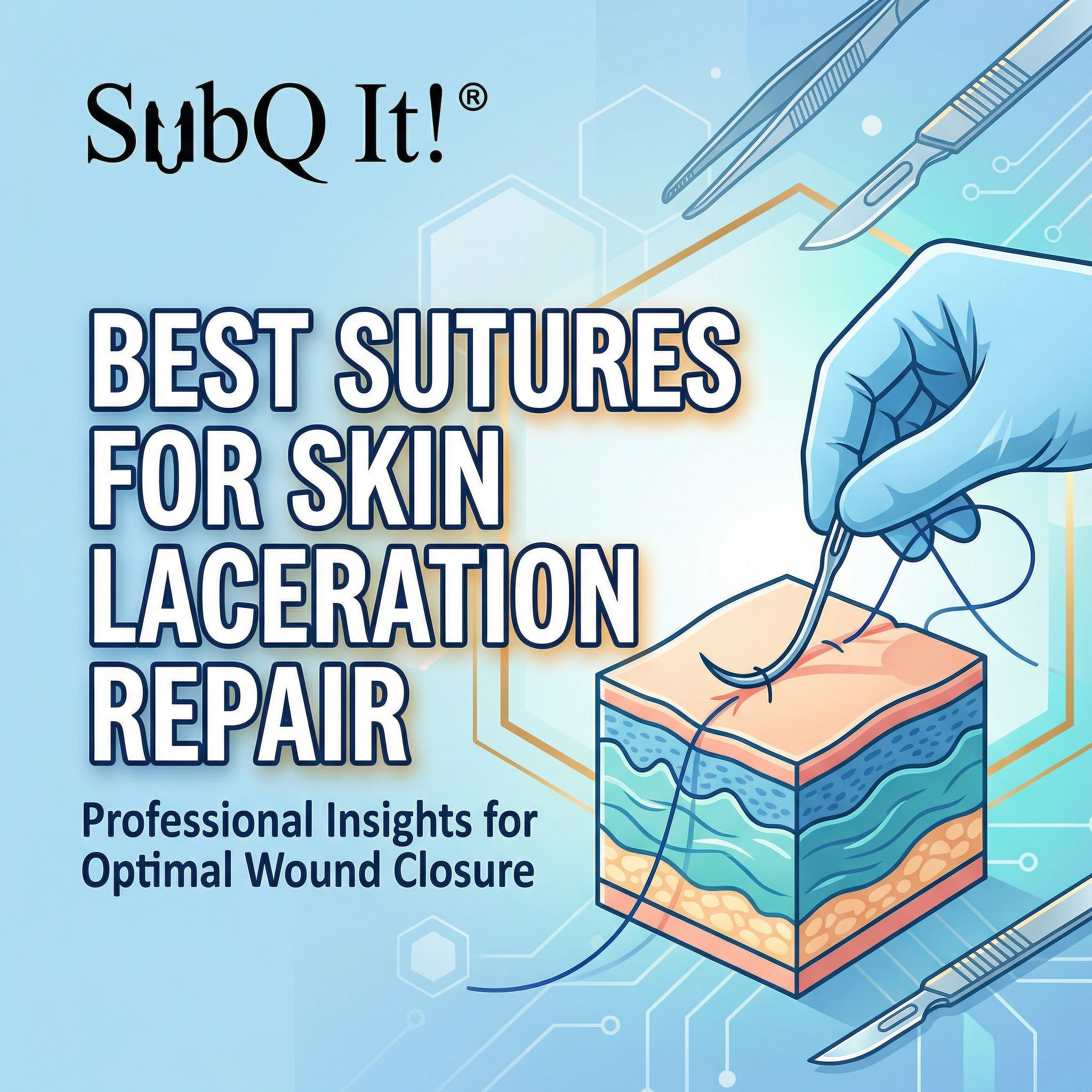 Best Sutures for Skin Laceration Repair