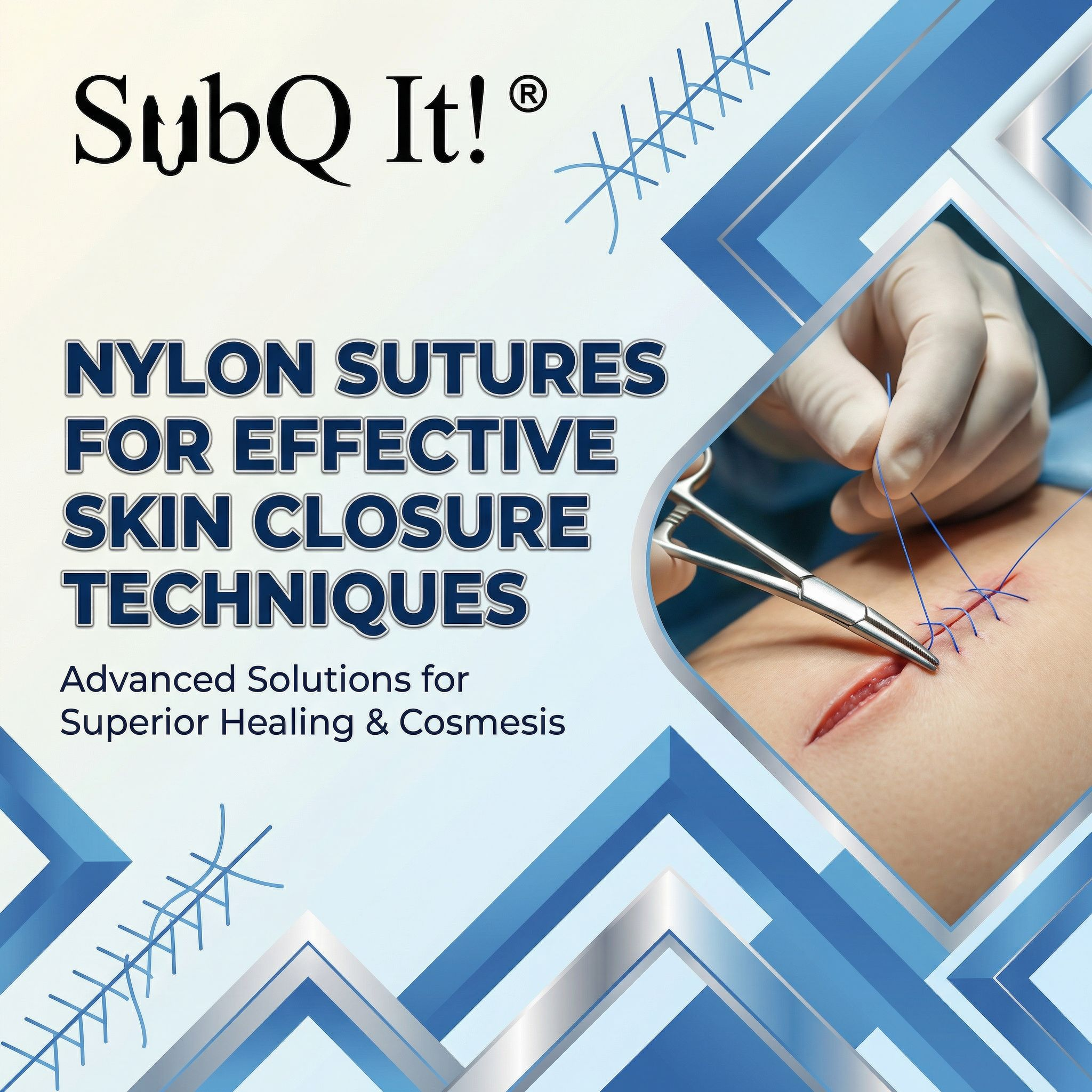 Nylon Sutures for Effective Skin Closure Techniques