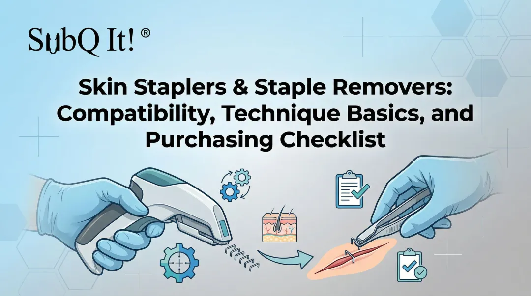 Cover image for Skin Staplers & Staple Removers: Compatibility, Technique Basics, and Purchasing Checklist