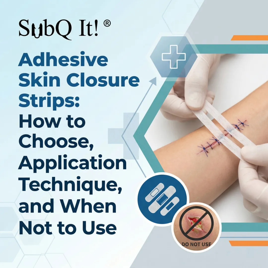 Adhesive Skin Closure Strips: How to Choose, Application Technique, and When Not to Use